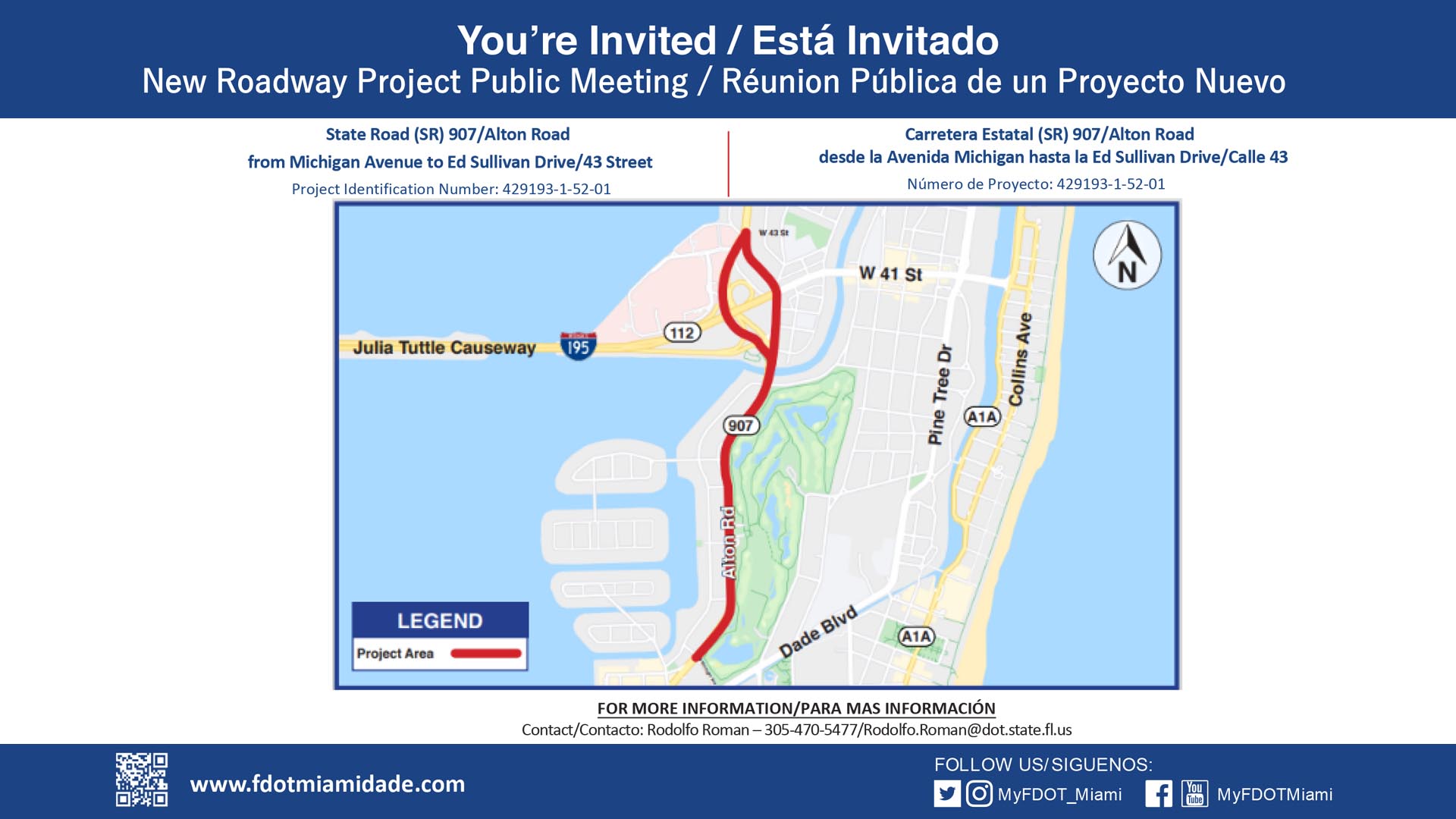 FDOT Public Meeting: Michigan Ave to Ed Sullivan Drive/43 Street