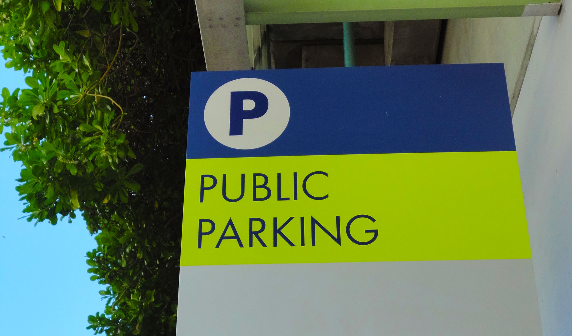 Parking Garage Sign