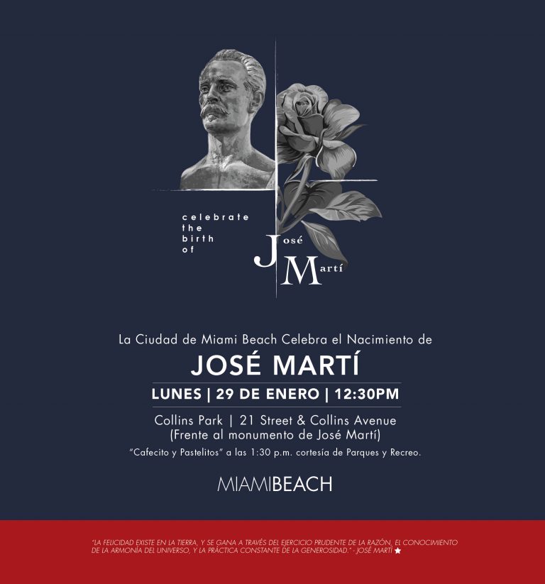 José Martí Celebration City of Miami Beach