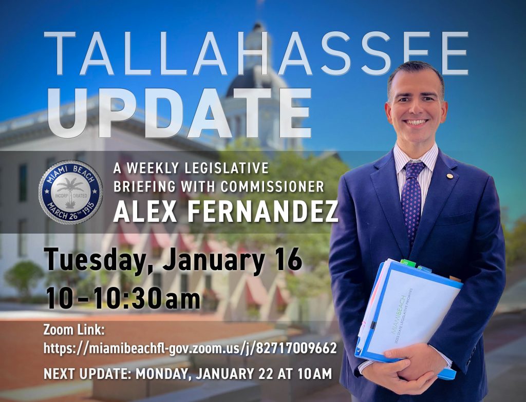 Tallahassee Update with Commissioner Alex Fernandez