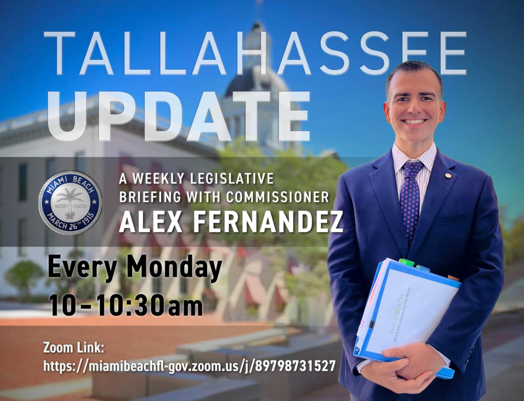 Tallahassee Update with Commissioner Alex Fernandez