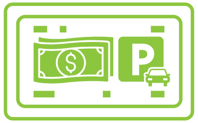 parking garage fee icon