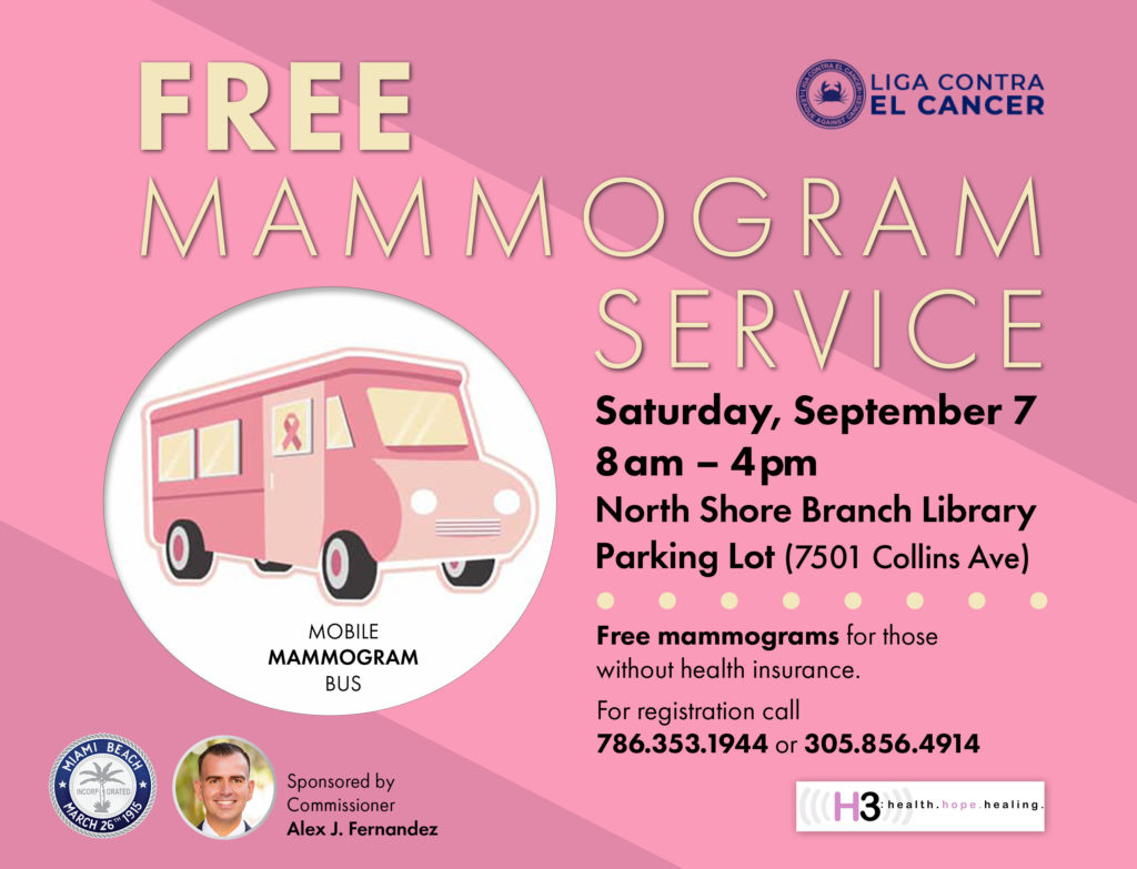 Free Mammogram Service September 7