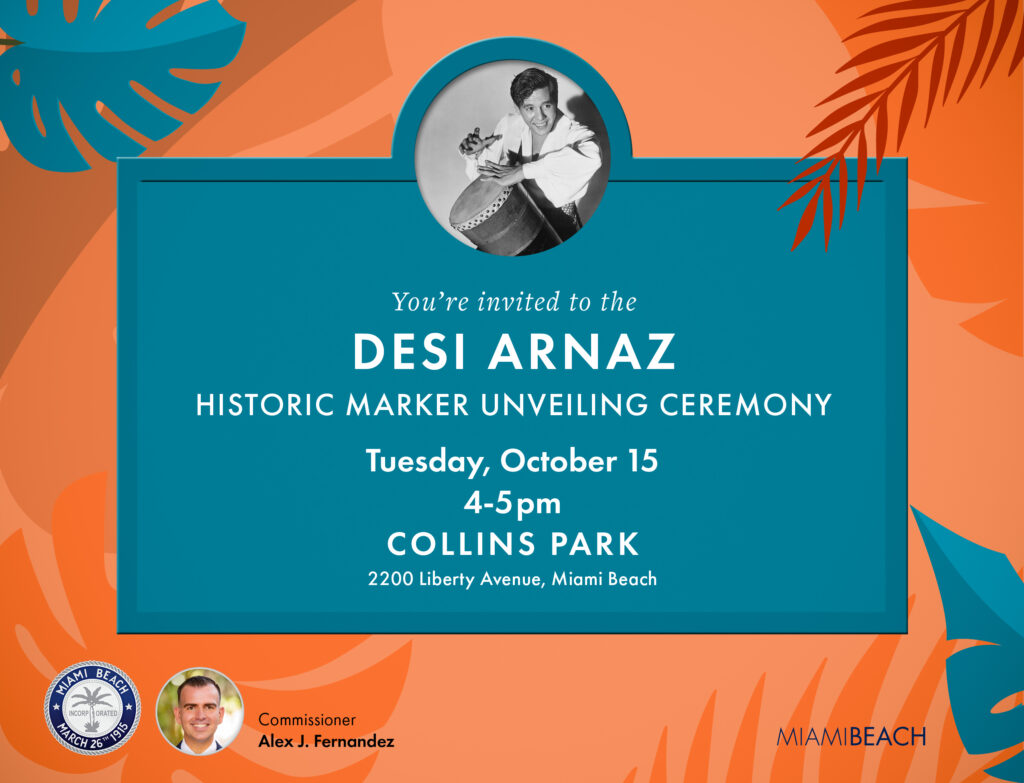 Desi Arnaz Invitation