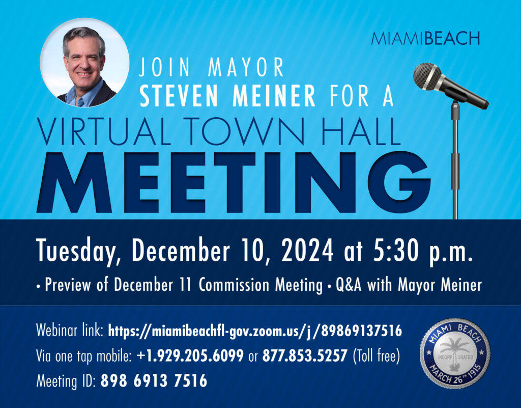 Mayor Meiner Town Hall December 10