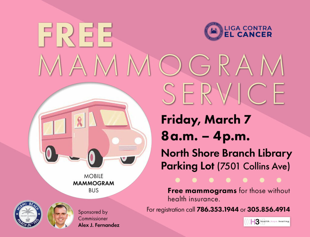 Mobile Mammogram Event Flyer March 7