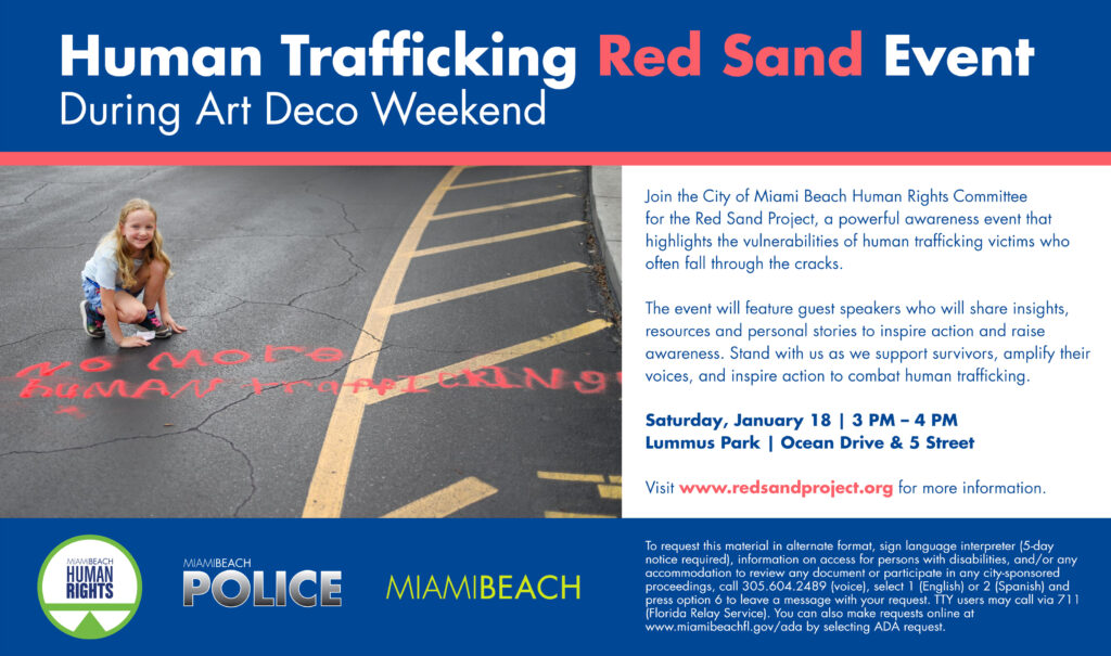 Red Sand Event Flyer January 2025