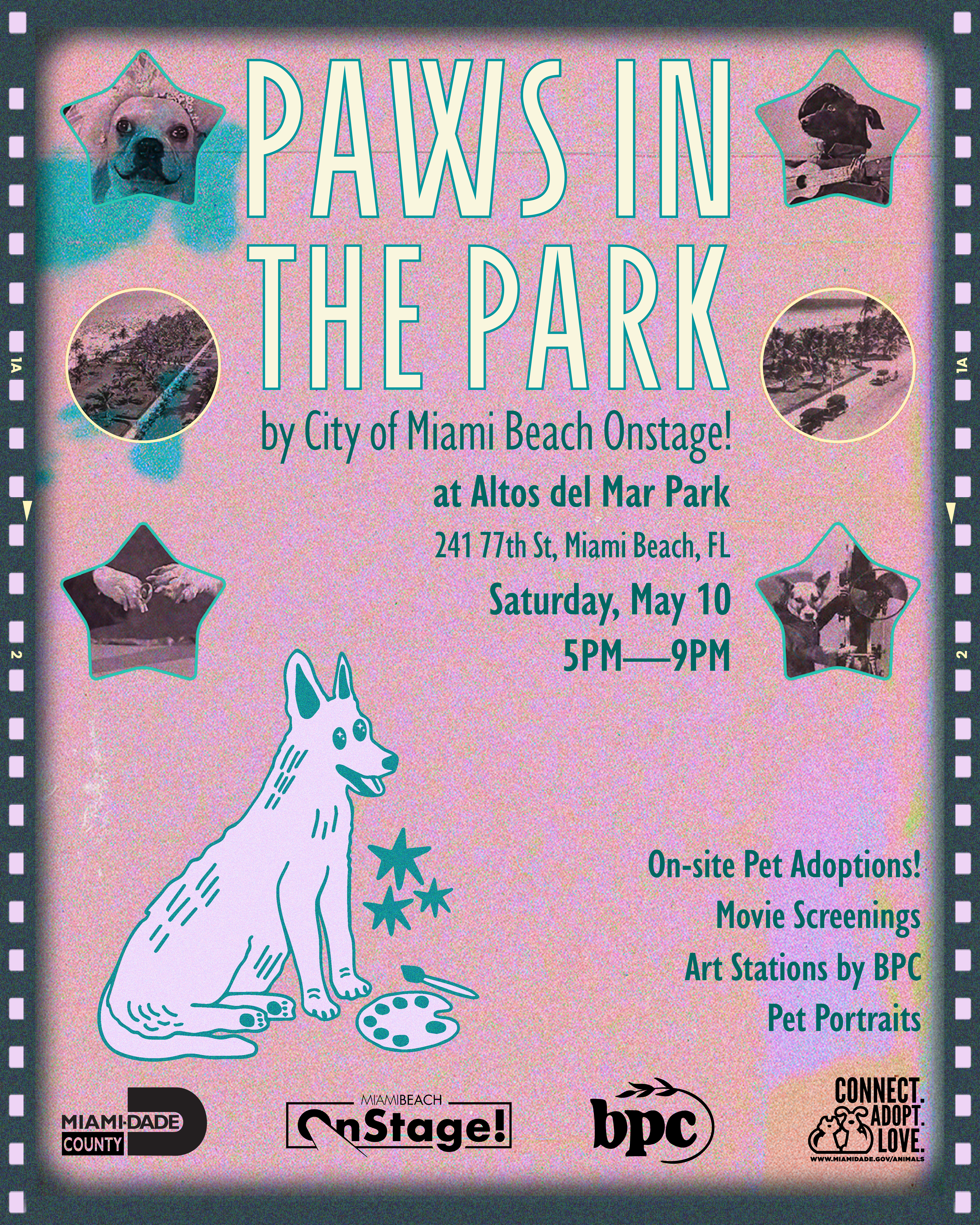 paws in the park flyer